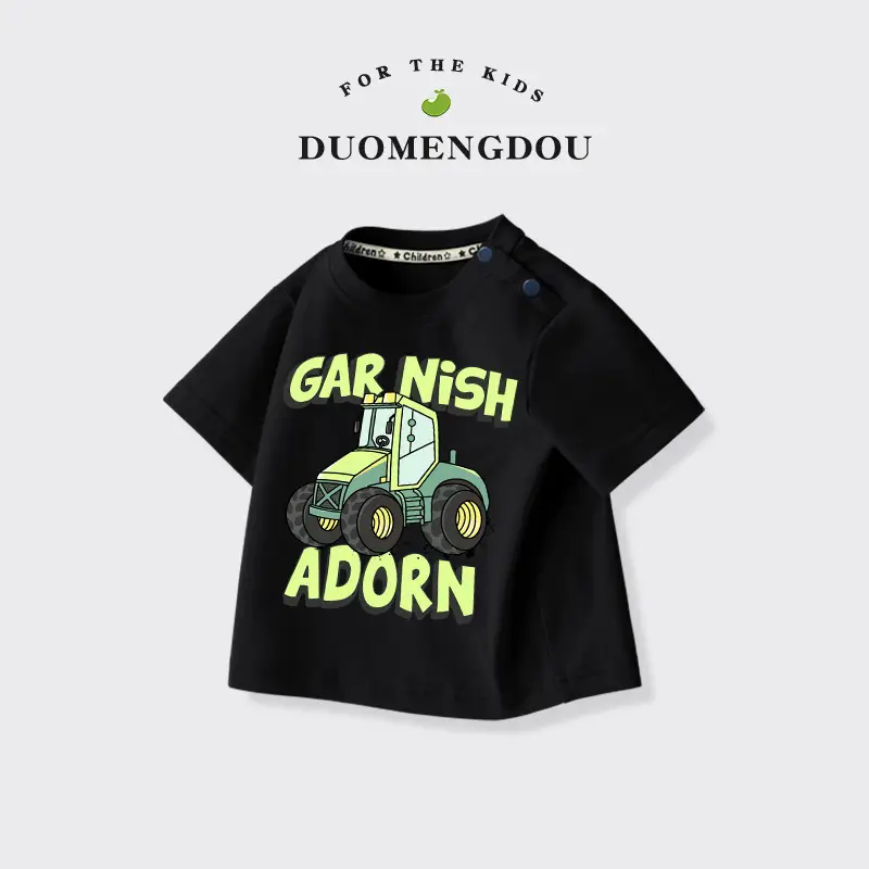 Boys Cotton Round Neck T-Shirt Blue 2025 - Image 9