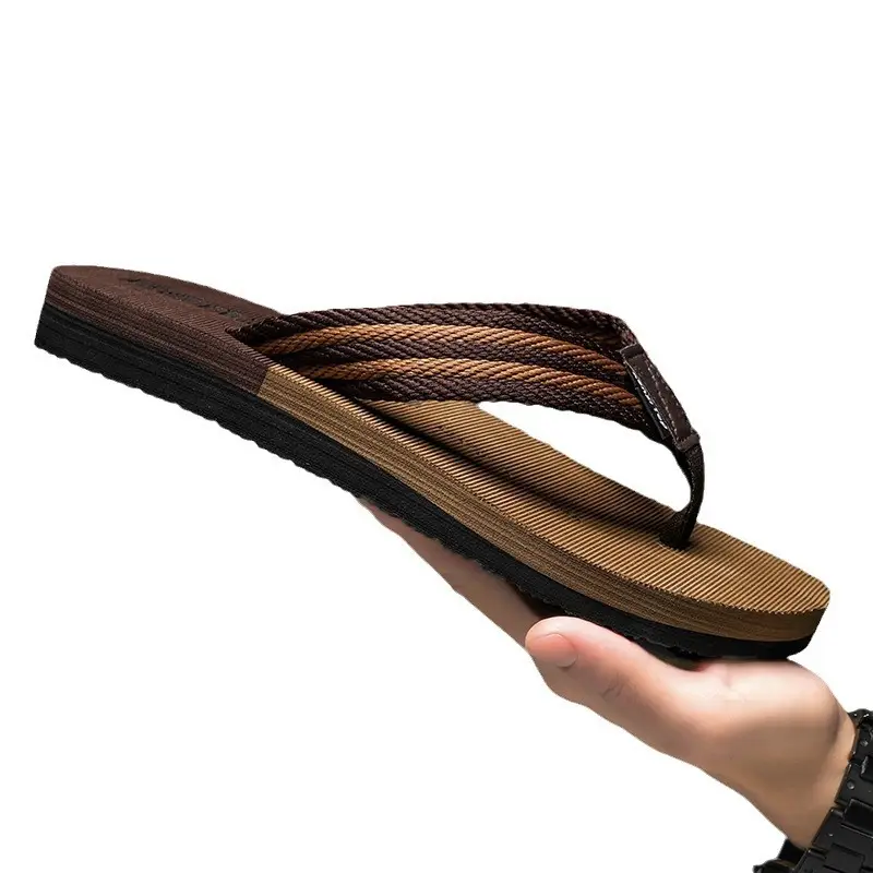 Flip-flops Men's Summer Odor-proof Non-slip Wear-resistant Flip-flops Outdoor Sports Soft-soled Lightweight Beach Sandals - Image 6