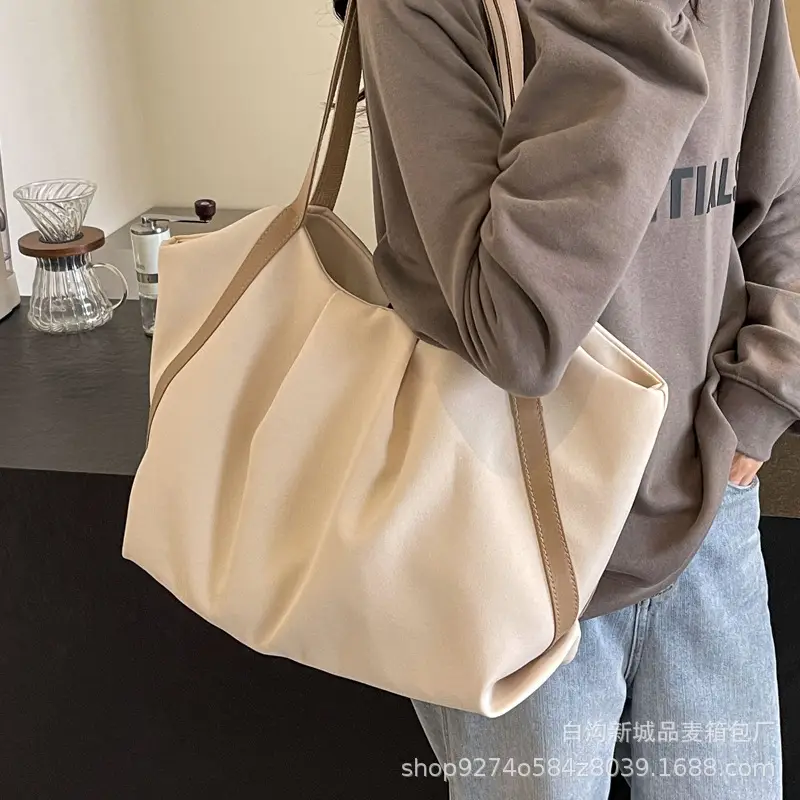 Large Canvas Tote Bag for Women 2026 Black - Image 7
