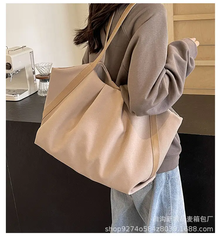 Large Canvas Tote Bag for Women 2026 Black — feature 1