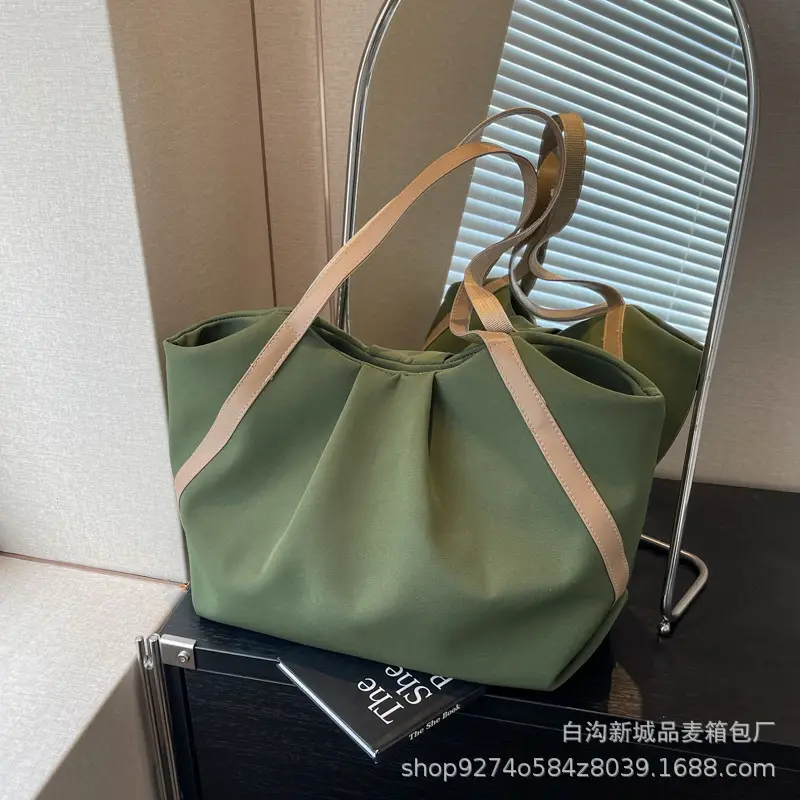 Large Canvas Tote Bag for Women 2026 Black - Image 3