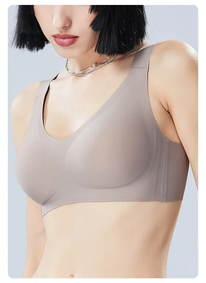 Women's W-Shape Anti-Sagging Push Up Bra with Wide Strap — feature 14