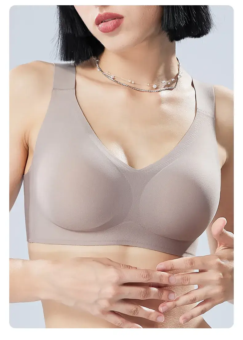 Women's W-Shape Anti-Sagging Push Up Bra with Wide Strap — feature 15