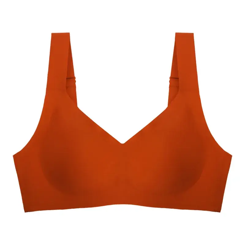 Women's W-Shape Anti-Sagging Push Up Bra with Wide Strap - Image 2