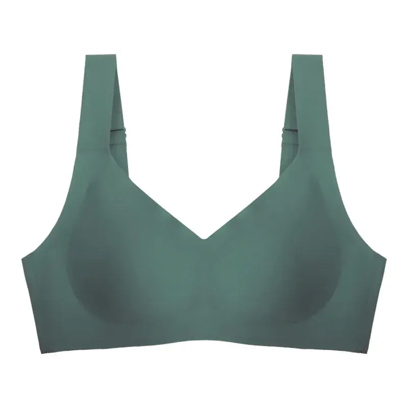 Women's W-Shape Anti-Sagging Push Up Bra with Wide Strap - Image 4
