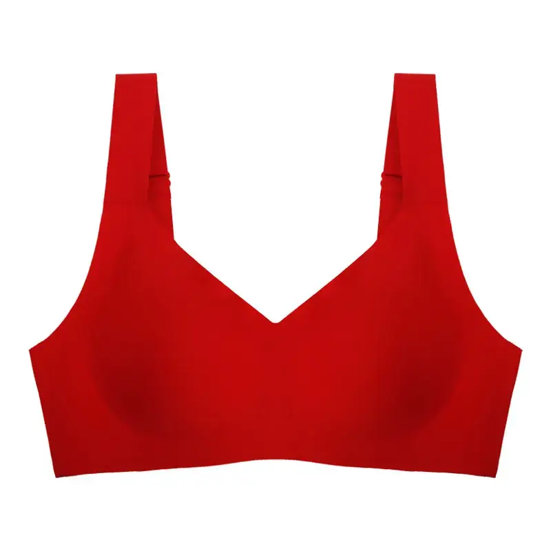 Women's W-Shape Anti-Sagging Push Up Bra with Wide Strap - Image 5