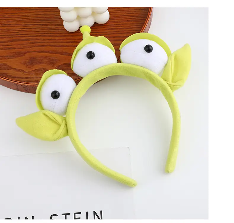 Cute Fox Rabbit Cos Cute Green Hairband with Eyes - Image 24