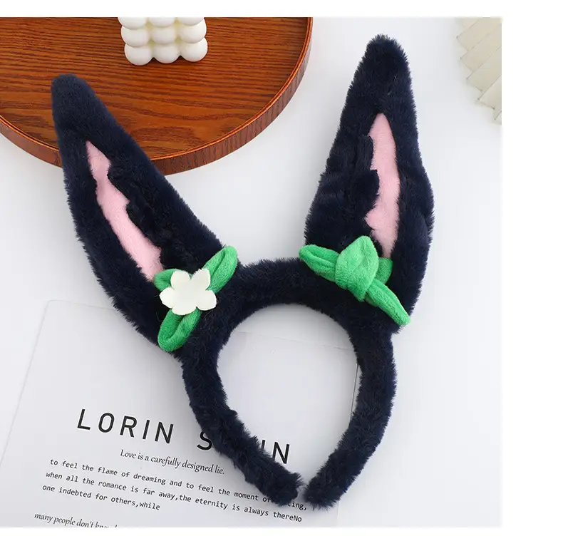 Cute Fox Rabbit Cos Cute Green Hairband with Eyes - Image 32