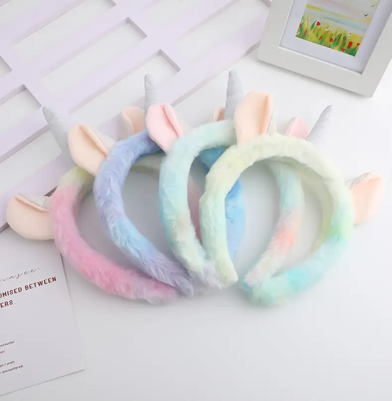 Cute Fox Rabbit Cos Cute Green Hairband with Eyes - Image 35