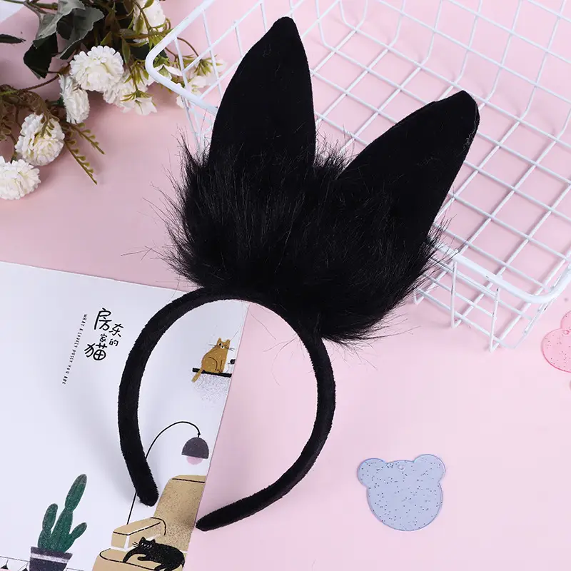 Cute Fox Rabbit Cos Cute Green Hairband with Eyes - Image 7