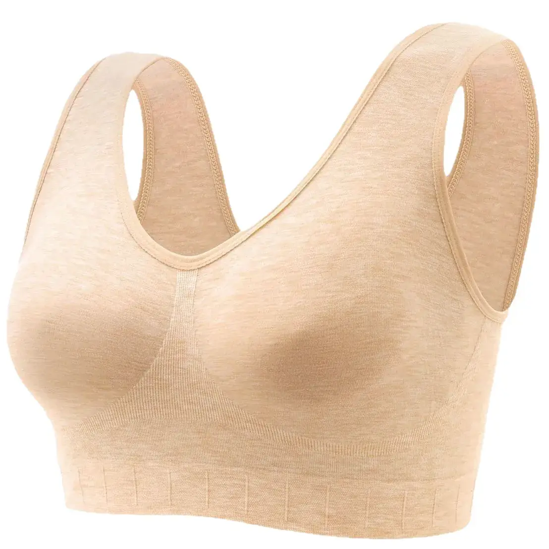 Naked Cotton Vest Plus Size Ultra-Thin Bra - Image 8
