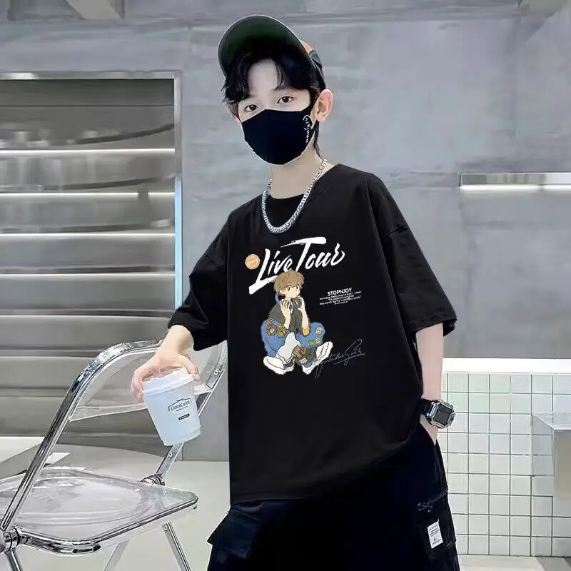 Boy's Cotton Cartoon T-Shirt Summer Wear - Image 7