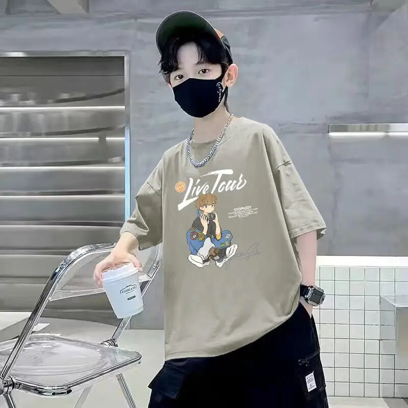 Boy's Cotton Cartoon T-Shirt Summer Wear - Image 8