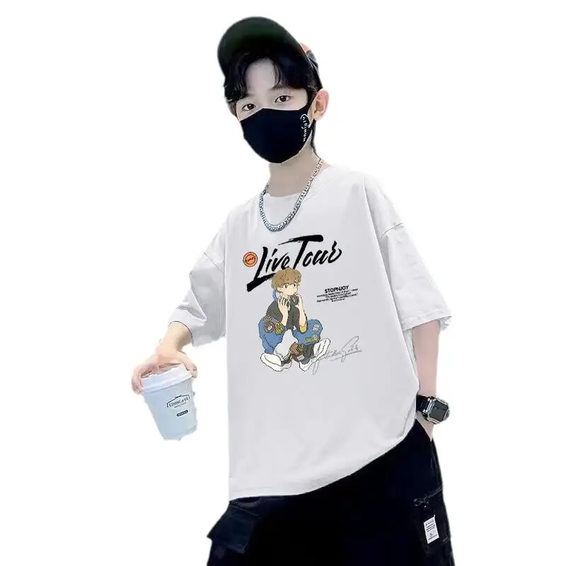 Boy's Cotton Cartoon T-Shirt Summer Wear - Image 9