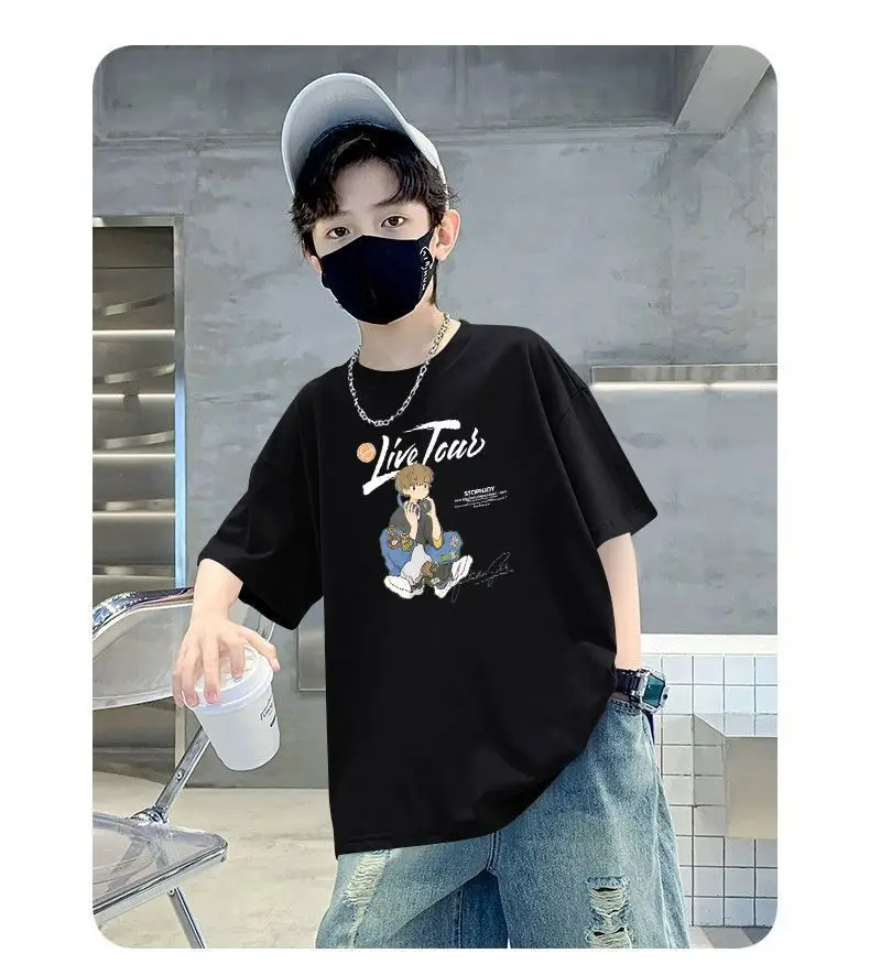 Boy's Cotton Cartoon T-Shirt Summer Wear — feature 11