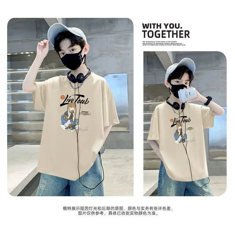 Boy's Cotton Cartoon T-Shirt Summer Wear — feature 12