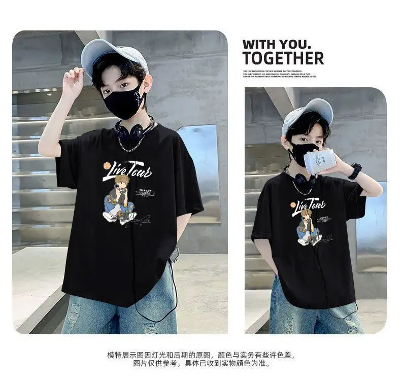 Boy's Cotton Cartoon T-Shirt Summer Wear — feature 8