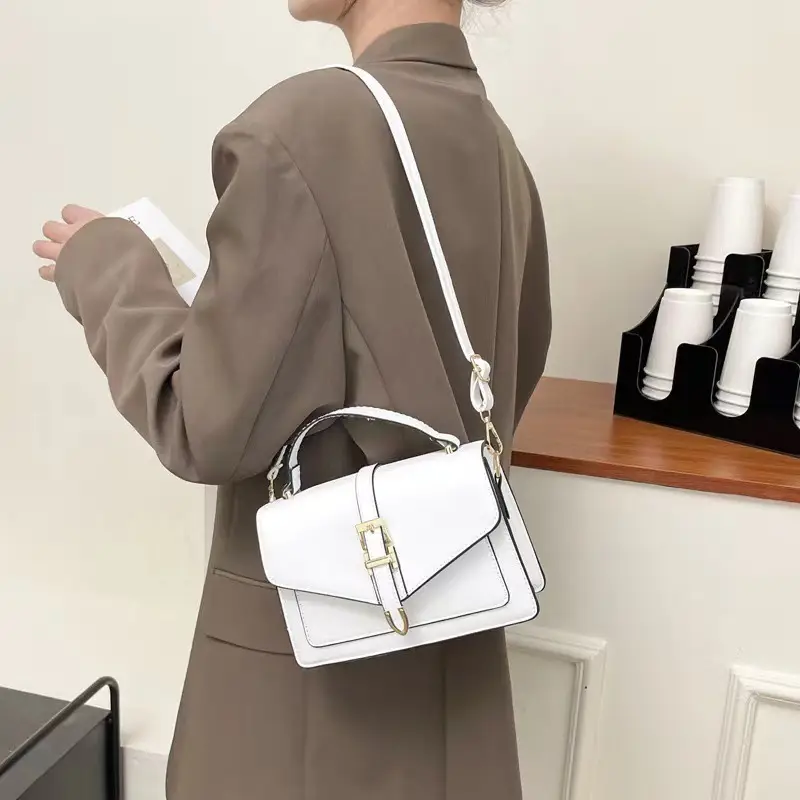 White Mini Shoulder Bag for Women 2024