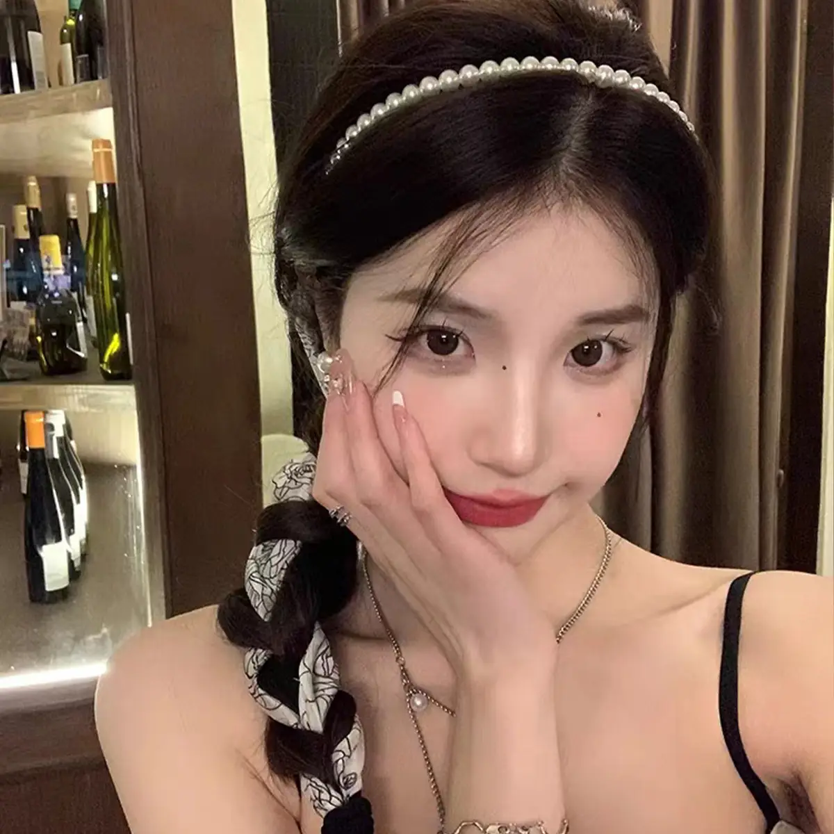 New Silk Hair Ribbon Tie Headband for Women - Image 5