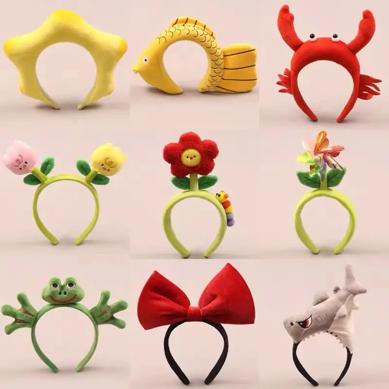 Pink Cartoon Hair Hoop for Girls Cute Face Wash — feature 3