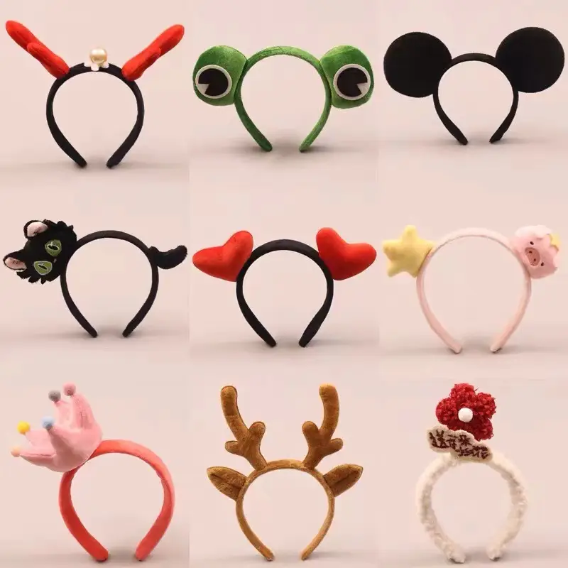 Pink Cartoon Hair Hoop for Girls Cute Face Wash — feature 4