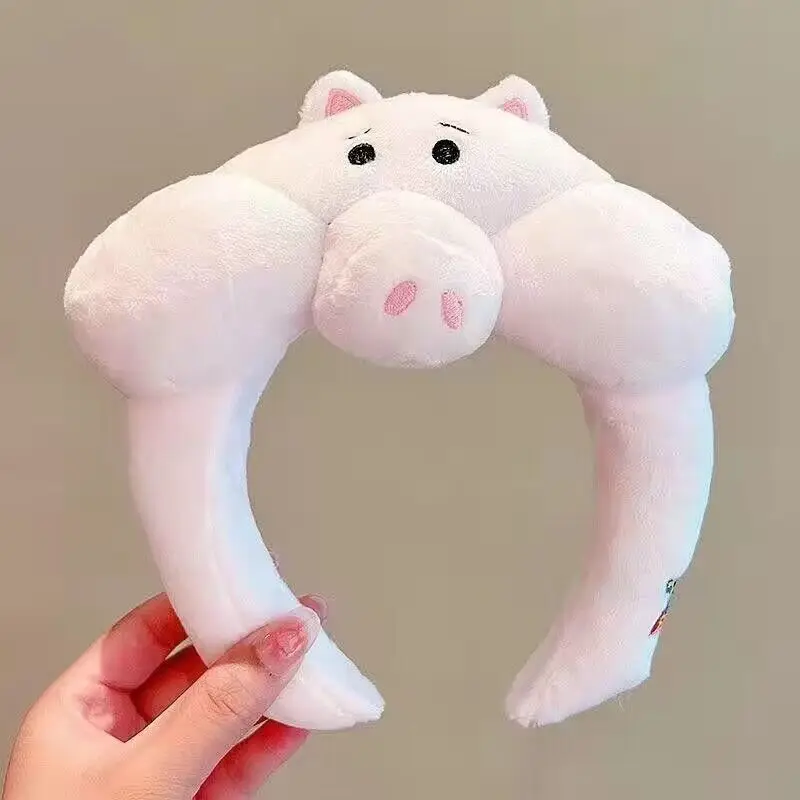 Pink Cartoon Hair Hoop for Girls Cute Face Wash - Image 20