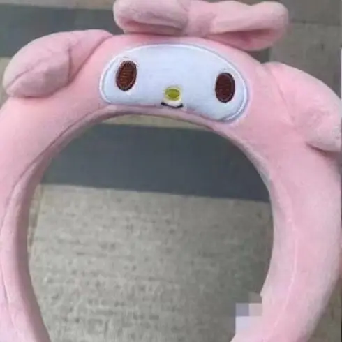 Pink Cartoon Hair Hoop for Girls Cute Face Wash - Image 6