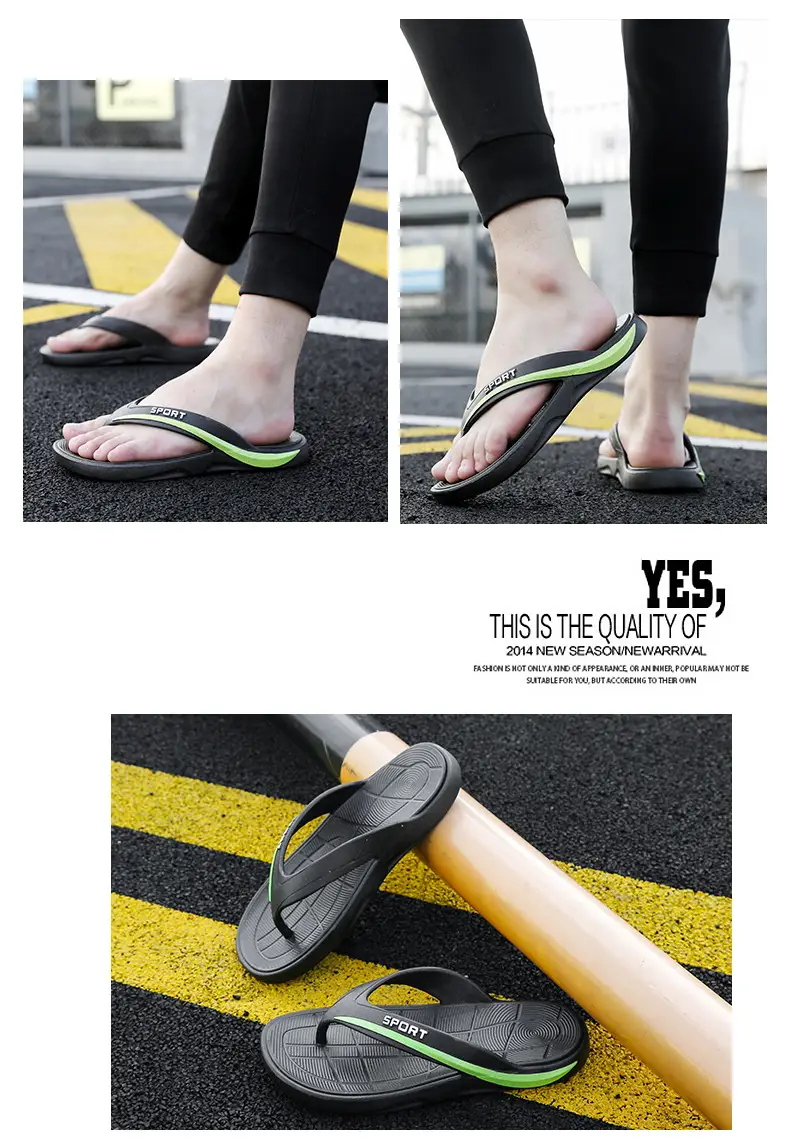 Fashion flip-flops men's summer trend out-of-the-way flip-flops outdoor leisure non-slip beach sandals wholesale — feature 11