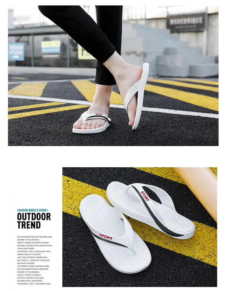 Fashion flip-flops men's summer trend out-of-the-way flip-flops outdoor leisure non-slip beach sandals wholesale — feature 12
