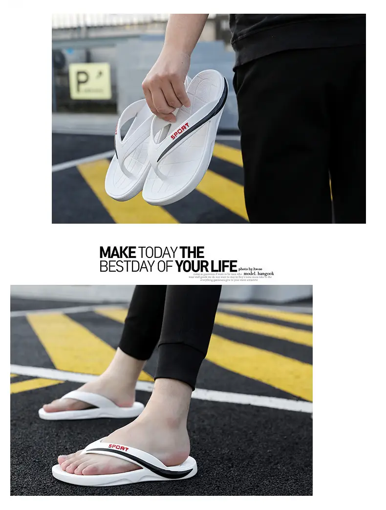 Fashion flip-flops men's summer trend out-of-the-way flip-flops outdoor leisure non-slip beach sandals wholesale — feature 13