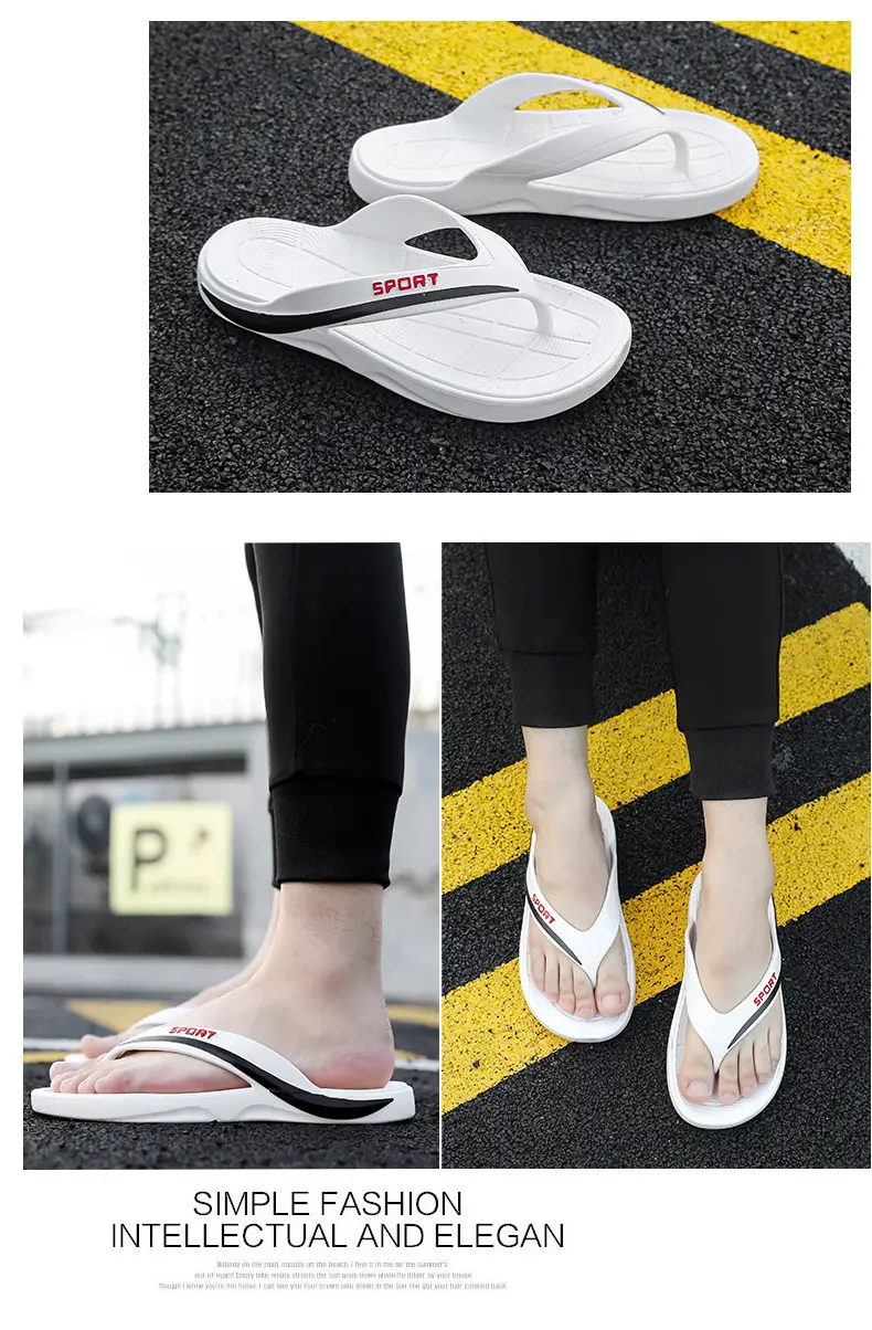 Fashion flip-flops men's summer trend out-of-the-way flip-flops outdoor leisure non-slip beach sandals wholesale — feature 14