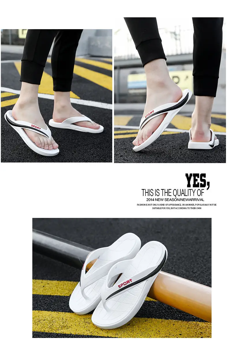Fashion flip-flops men's summer trend out-of-the-way flip-flops outdoor leisure non-slip beach sandals wholesale — feature 15