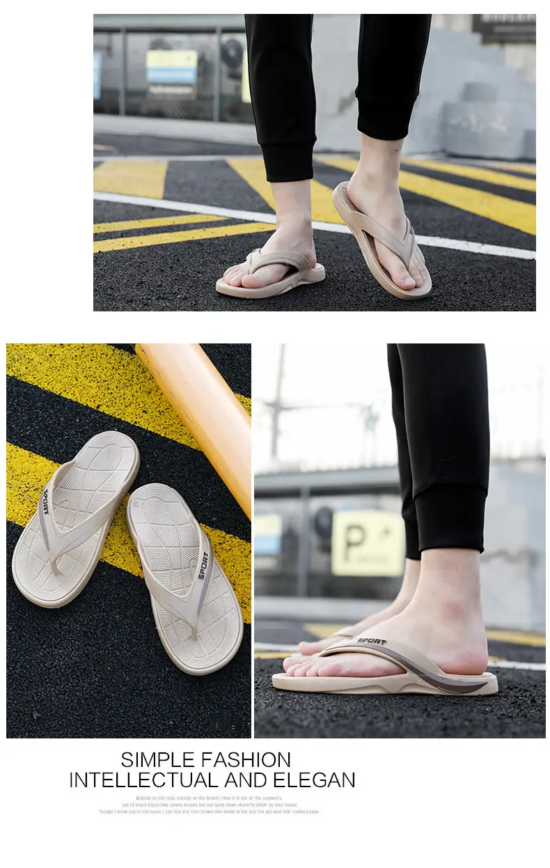 Fashion flip-flops men's summer trend out-of-the-way flip-flops outdoor leisure non-slip beach sandals wholesale — feature 18