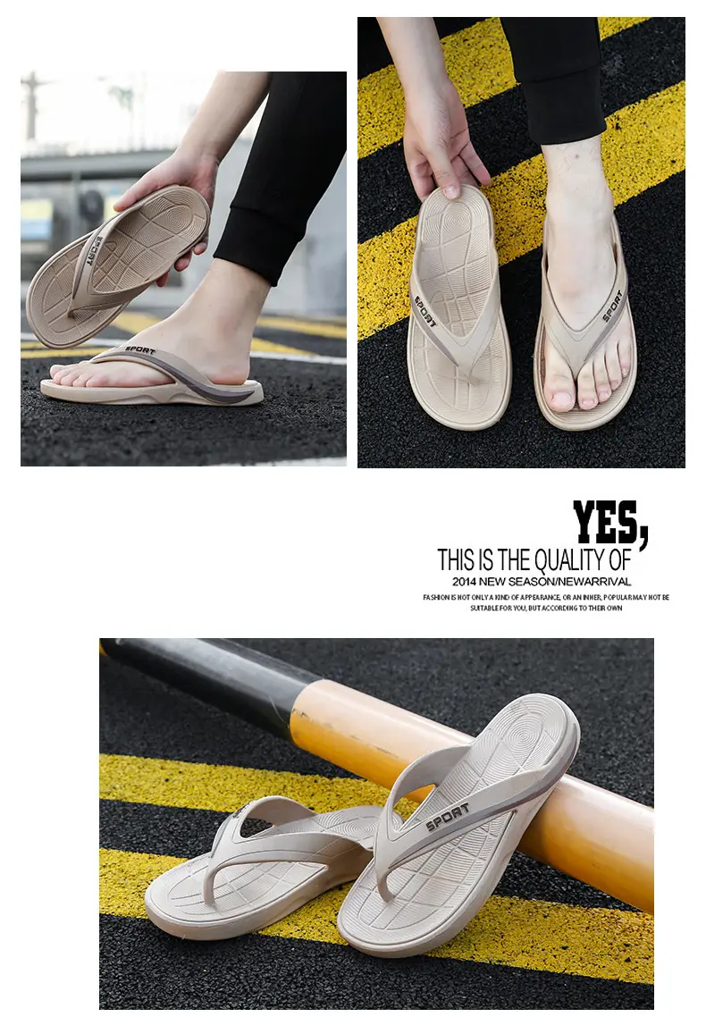 Fashion flip-flops men's summer trend out-of-the-way flip-flops outdoor leisure non-slip beach sandals wholesale — feature 19