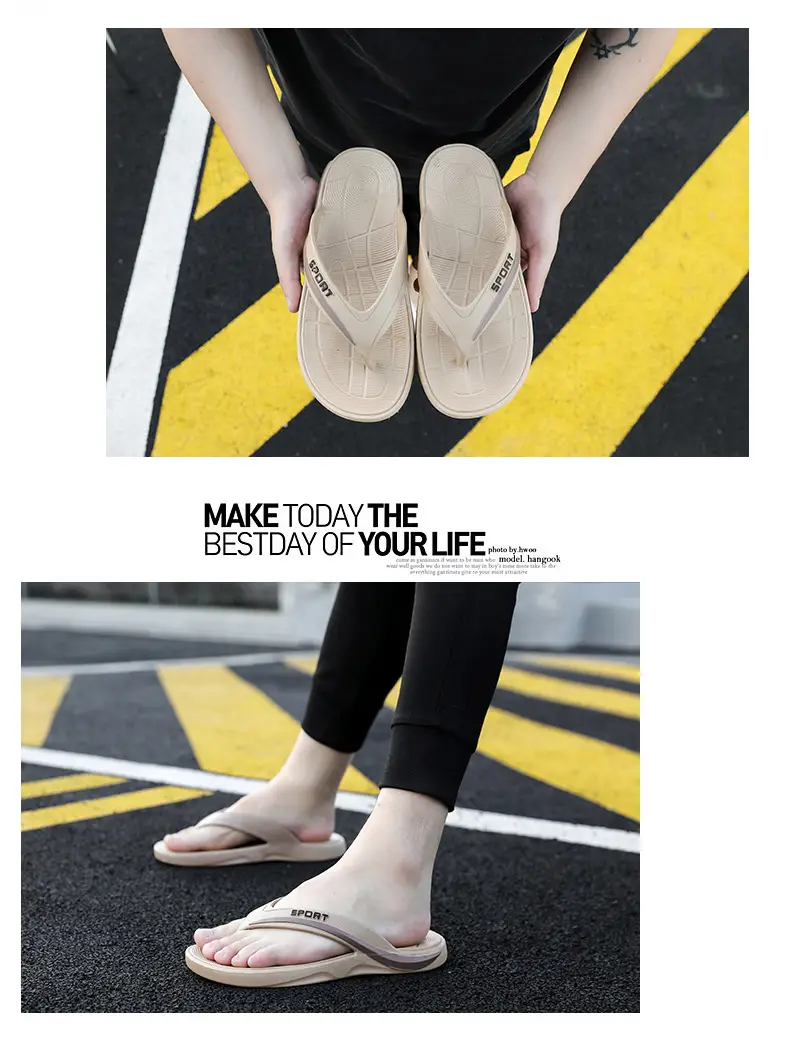 Fashion flip-flops men's summer trend out-of-the-way flip-flops outdoor leisure non-slip beach sandals wholesale — feature 21