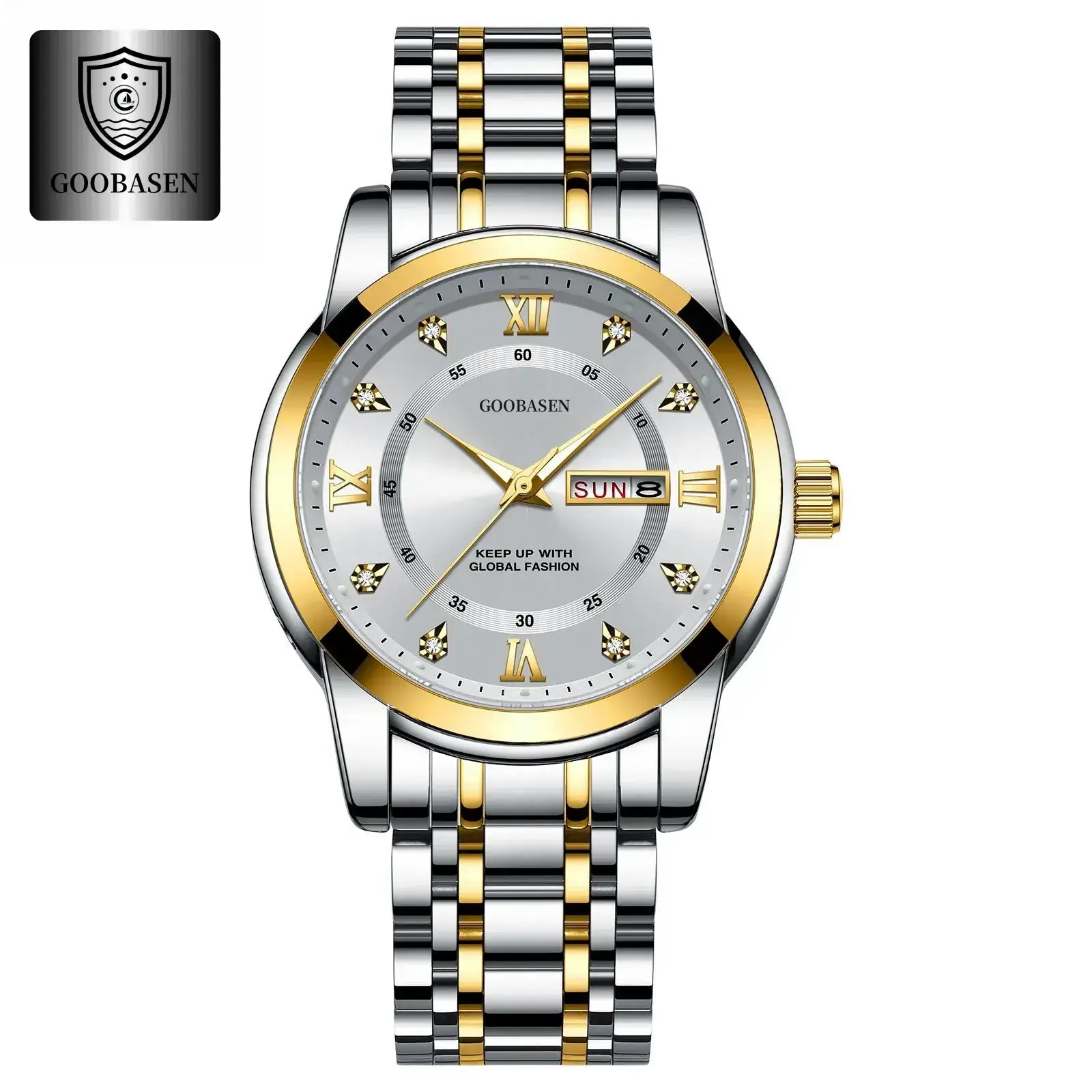 Gobson Men's Waterproof Luminous Calendar Watch - Image 10