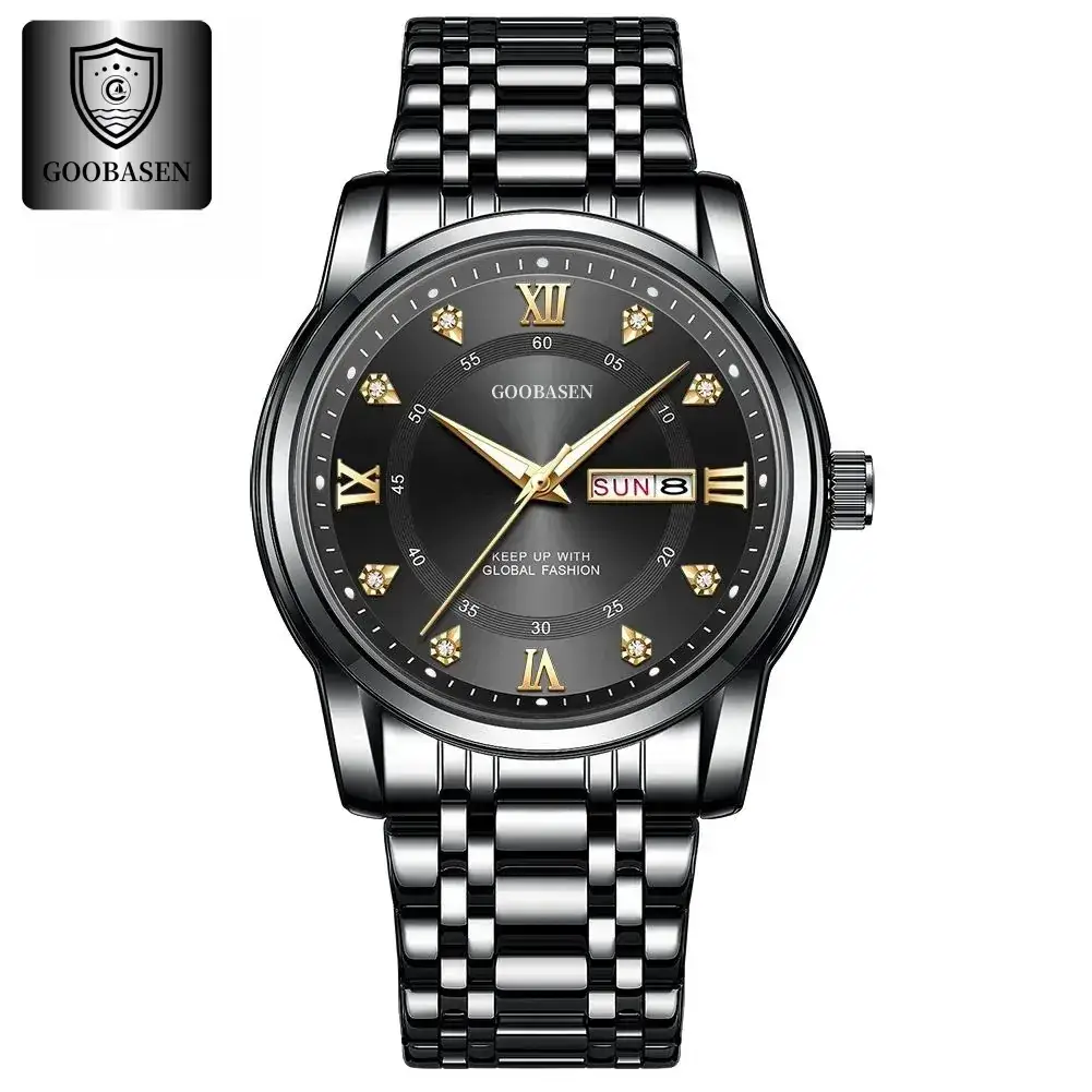 Gobson Men's Waterproof Luminous Calendar Watch - Image 5