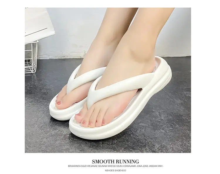 Women's White Thick Strap Beach Sandals 2023 — feature 11