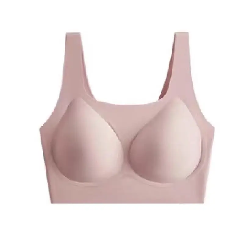 Hundred Mu Homemade Invisible Impervious Underwear Traceless Women's No Steel Ring Gathering Vest Bra No Size Beauty Back Bra - Image 5