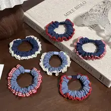 Cute Flower Hair Band for Girls Yellow Rubber — feature 23