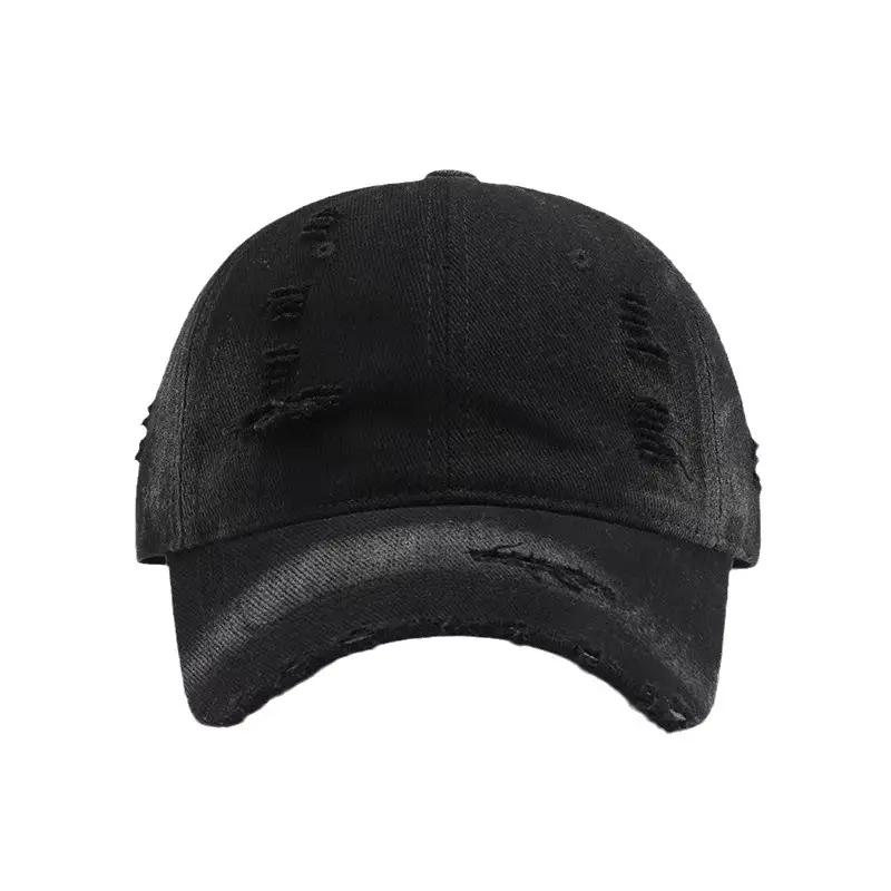Vintage Distressed Black Baseball Cap 2024 - Image 6