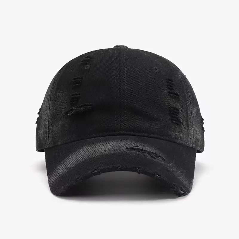 Vintage Distressed Black Baseball Cap 2024 - Image 2