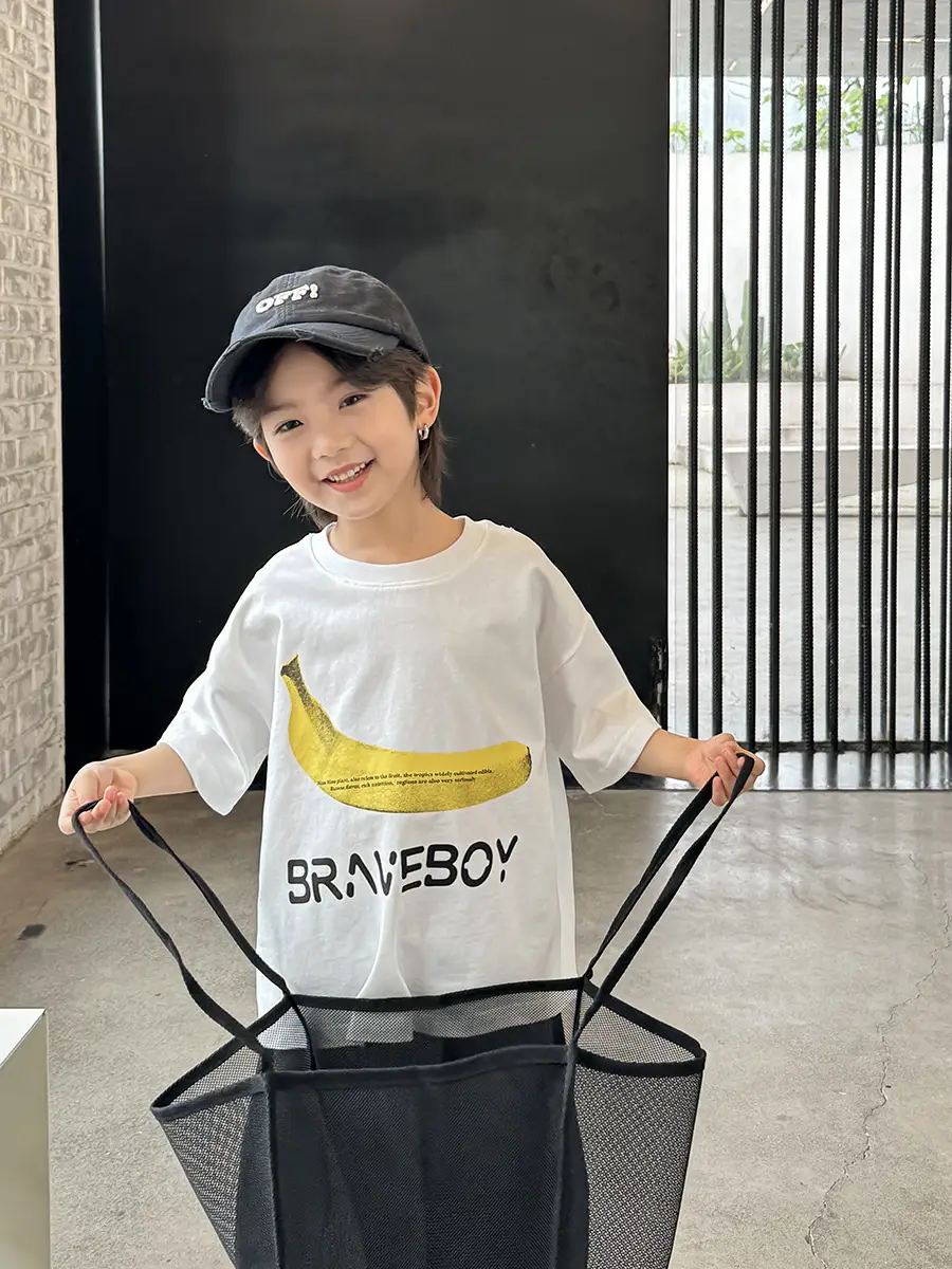 Boys Pure Cotton Printed T-Shirt Short Sleeve Summer Wear - Image 3