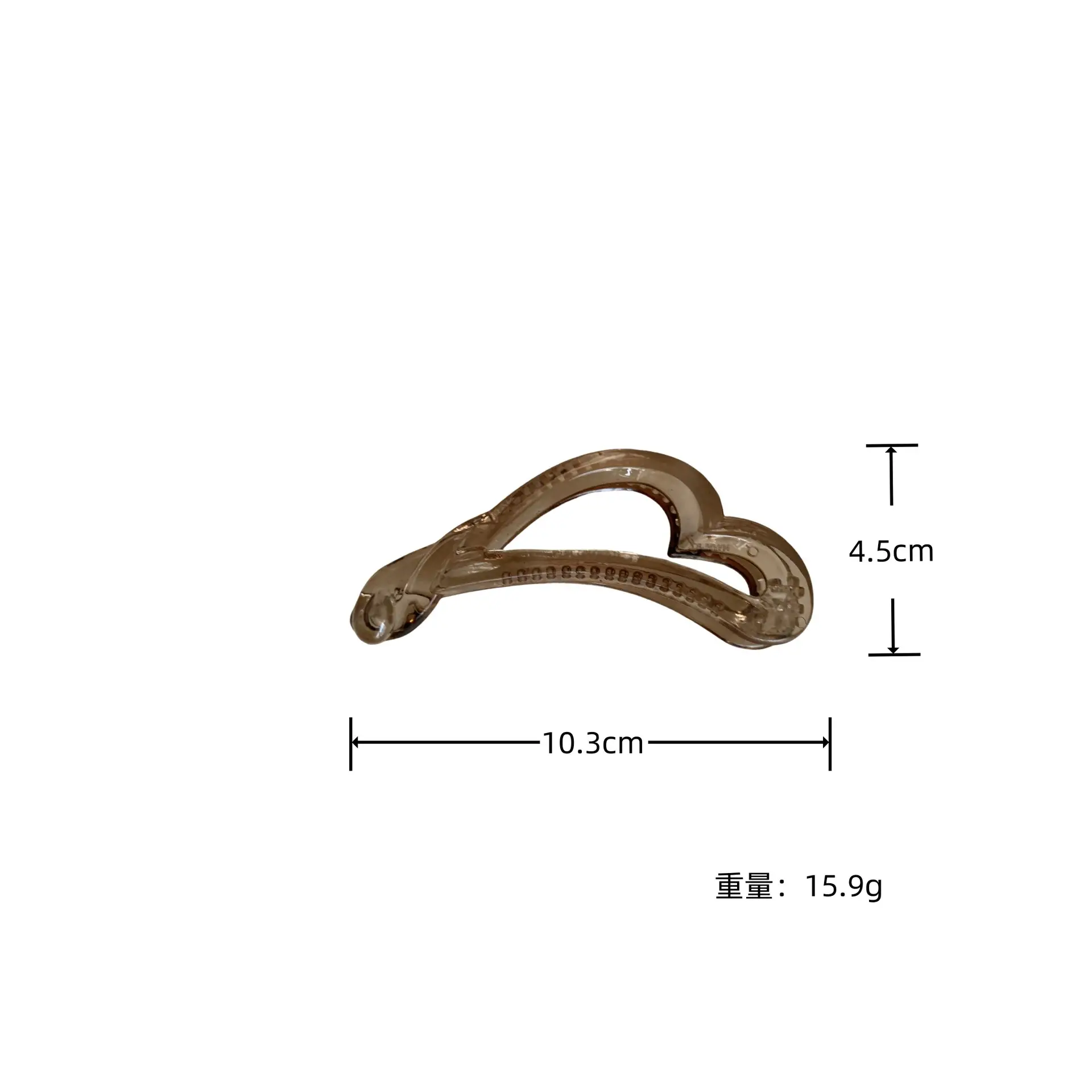 French Love Banana Hair Clips Small Medium Non-Slip — feature 5