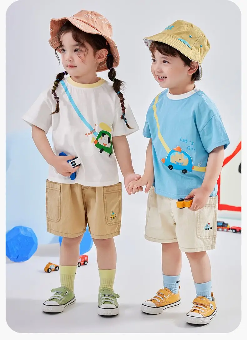 Dudu Jia Baby T-shirt Red White Short Sleeve — feature 38