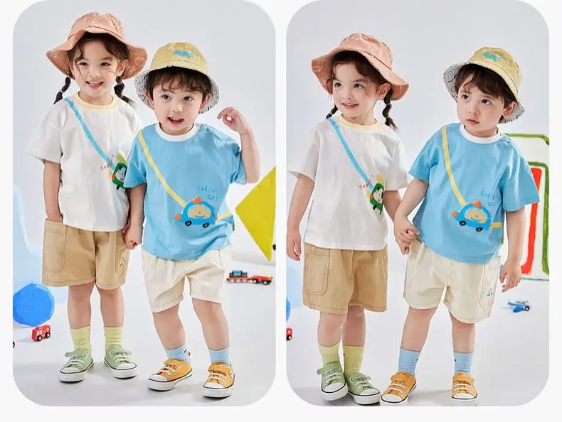 Dudu Jia Baby T-shirt Red White Short Sleeve — feature 39