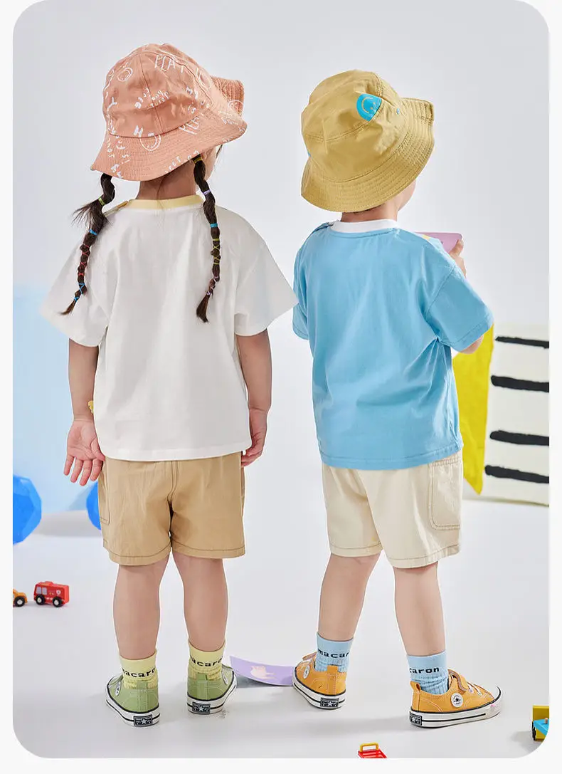 Dudu Jia Baby T-shirt Red White Short Sleeve — feature 41