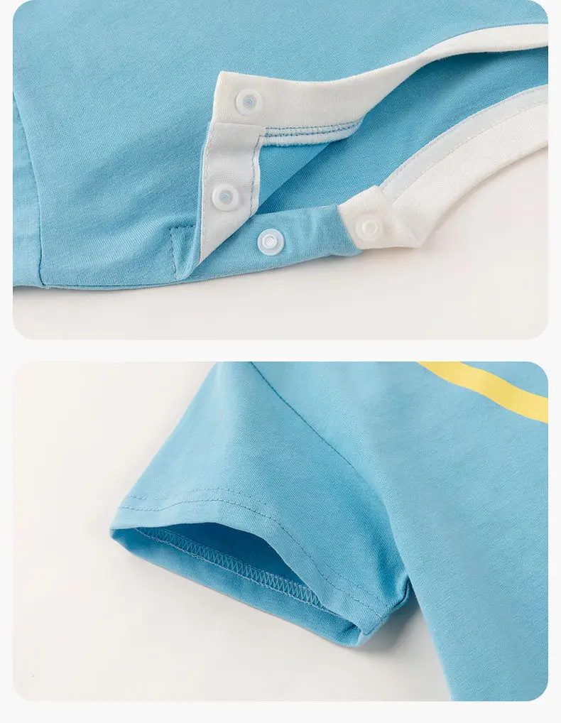 Dudu Jia Baby T-shirt Red White Short Sleeve — feature 43