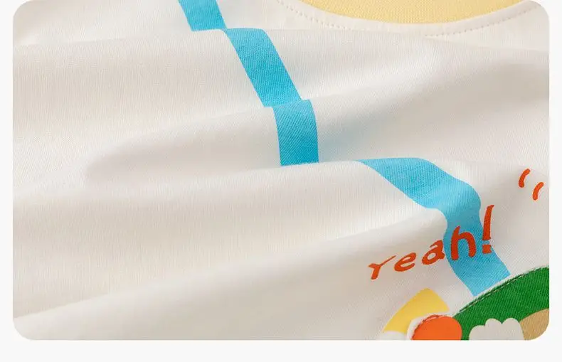 Dudu Jia Baby T-shirt Red White Short Sleeve — feature 46