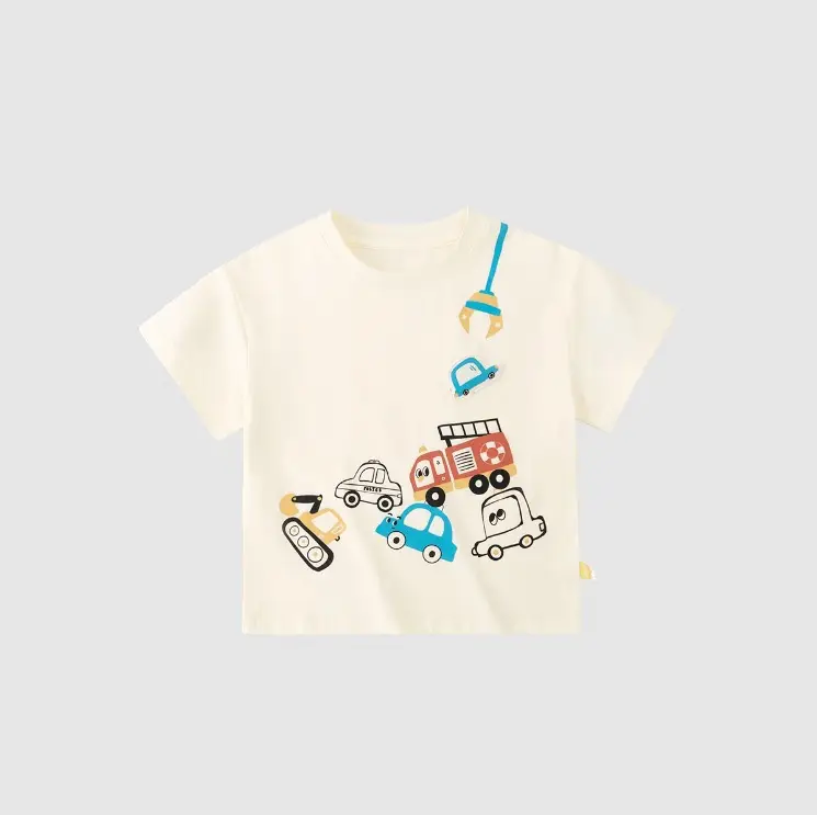 Dudu Jia Baby T-shirt Red White Short Sleeve - Image 6